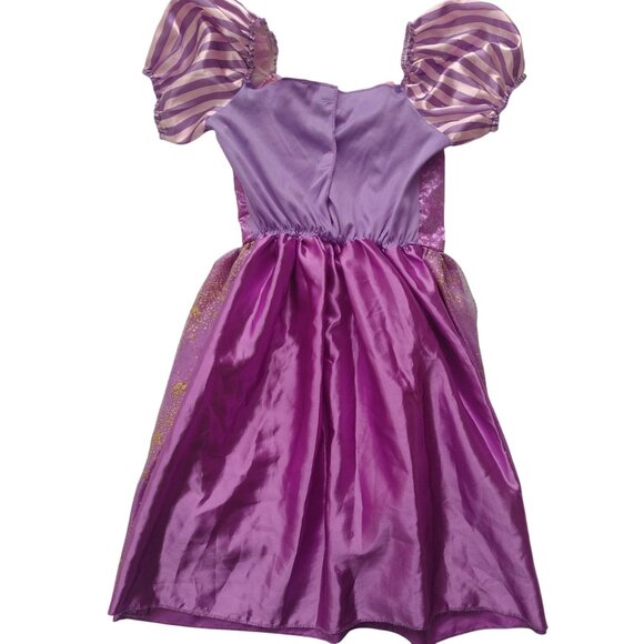 Disney Rapunzel Tangled Costume 4-6X Purple Gold Glittery Princess Dress - Picture 8 of 11